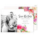 Watercolor Corner Peonies Photo Save The Date Announcements Image 4 of 5
